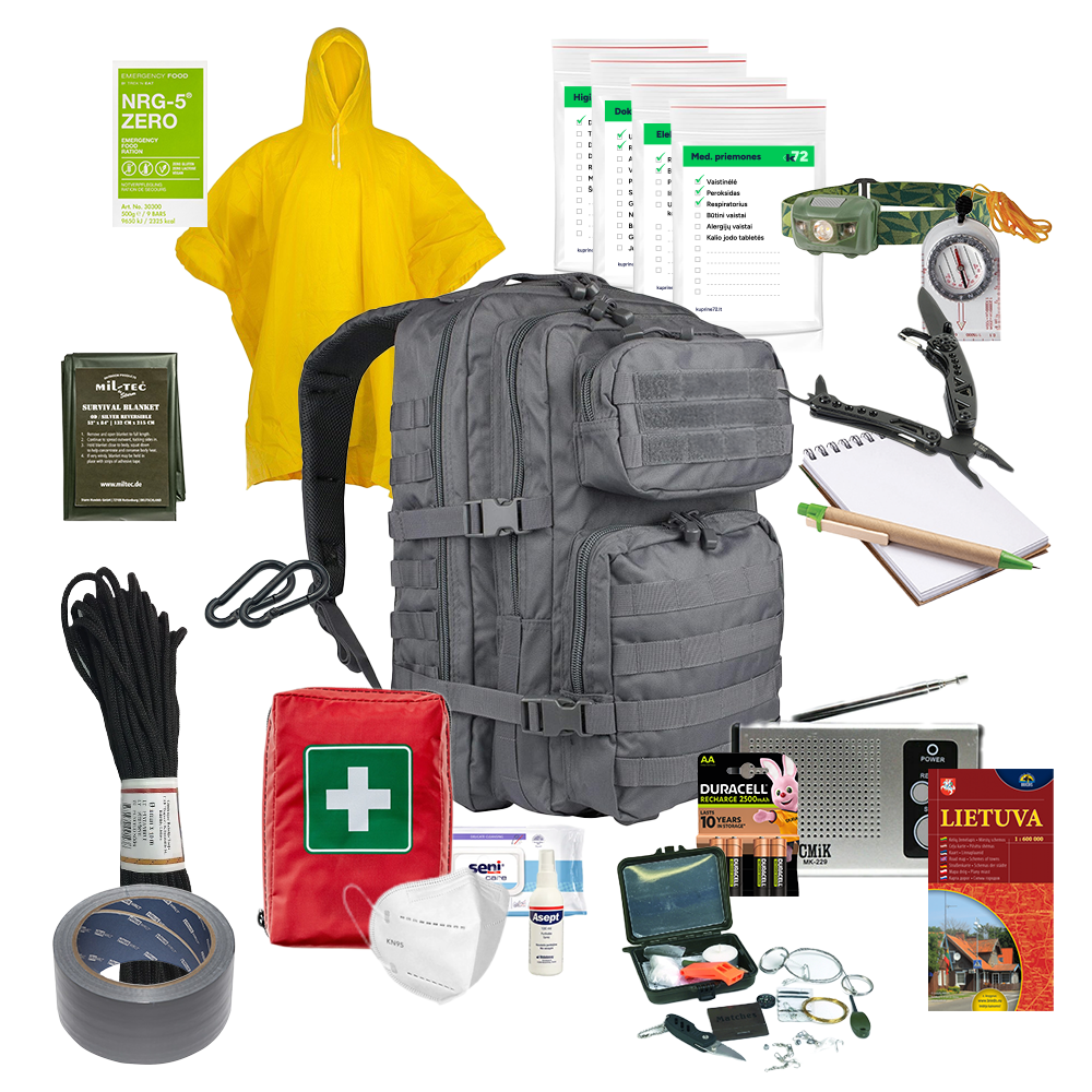 Išgyvenimo kuprinė 72 OPTIMALI