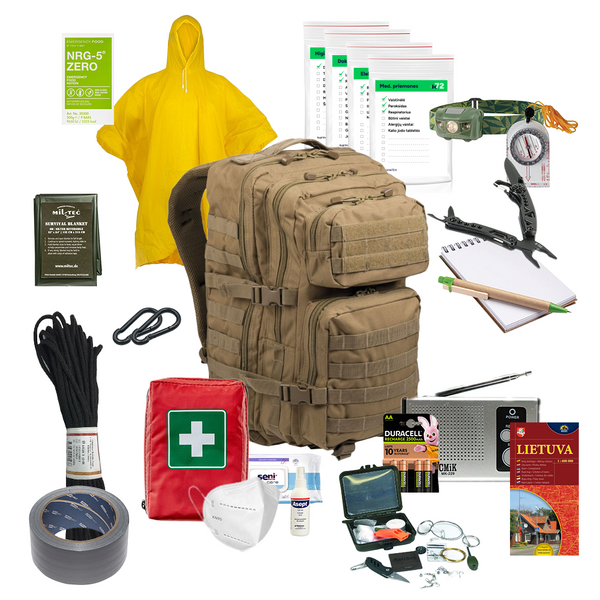 Išgyvenimo kuprinė 72 OPTIMALI