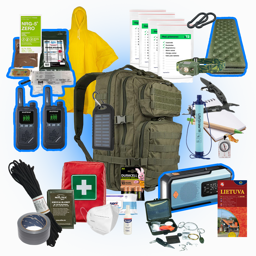 Išgyvenimo kuprinė 72 ULTRA